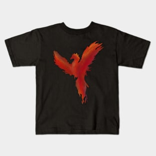 Dry brush phoenix Kids T-Shirt